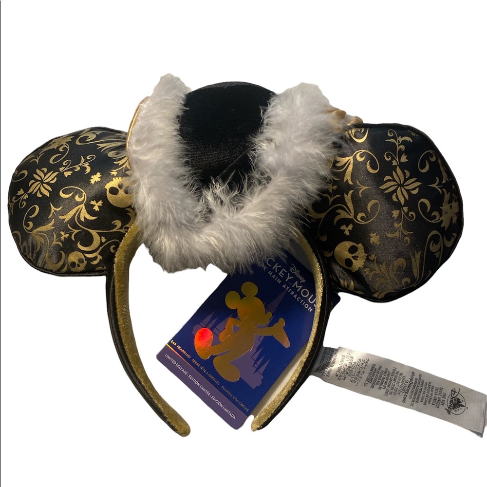 Disney Black and Gold Mickey Ears Headband